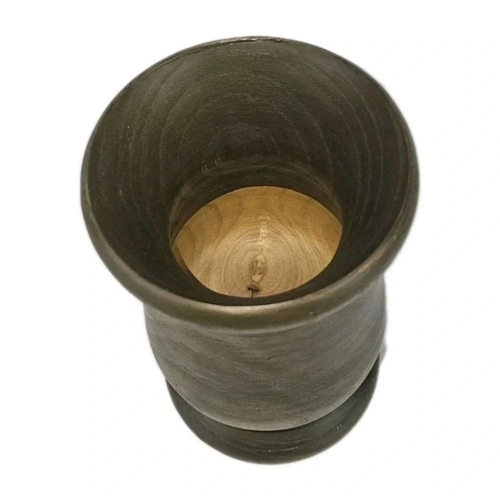 Cottonwood‎ Vase Beautiful Hand Turned Cottonwood Handmade Decor Dark Stain